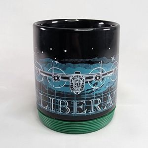 B-24‎ Liberator Bommer Plane 2002 Vintage Air Force Mug Rare Collector Retro Fly